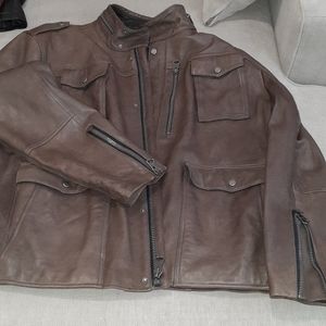 Mens leather jacket